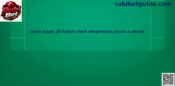 Ali Baba Megaways passo a passo