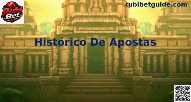 Interface do Histórico de Apostas Rubi Bet