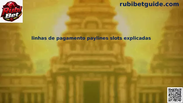 Linhas de pagamento em slots explicadas