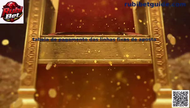 Tabela de pagamento das linhas fixas de aposta