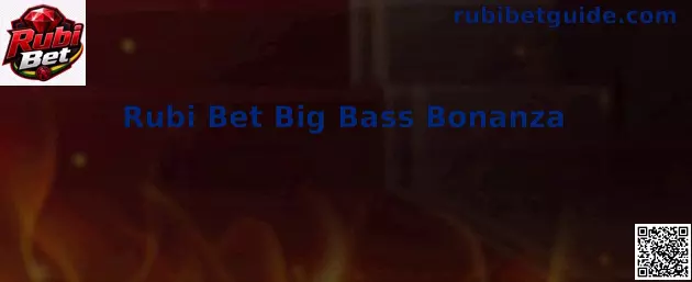 Interface do Rubi Bet Big Bass Bonanza com tema de pesca