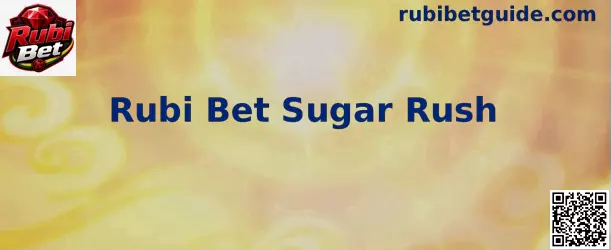 Interface de jogo Rubi Bet Sugar Rush com grade 7x7 e símbolos coloridos